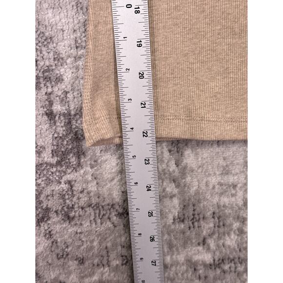 Buck Mason Beige Long Sleeve Henley Top - Picture 6 of 8